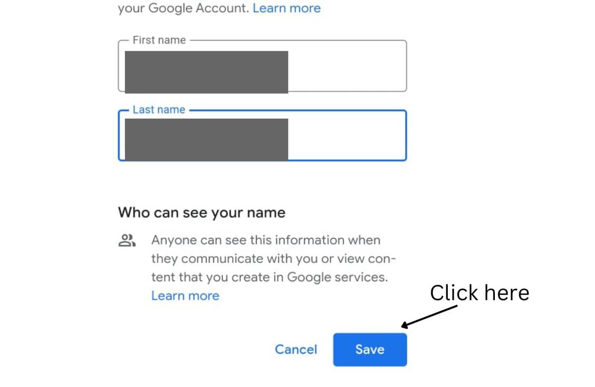 How To Change Name In Google Pay