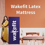 Wakefit Mattress 8-inch Medium Firm King Size 7-Zone Latex Mattress