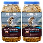 Meat Up Dog Food Chicken Flavour Real Chicken Biscuit, 1kg (Buy 1 Get 1 Free)