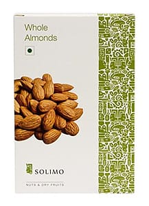 Amazon Brand - Solimo Almonds, 500g
