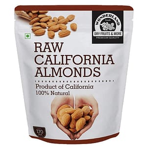 WONDERLAND FOODS (DEVICE) California Raw Almonds -1 Kg