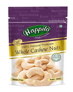 Happilo 100% Natural Premium Whole Cashews, 200g