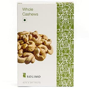 Amazon Brand - Solimo Premium Cashews, 250g