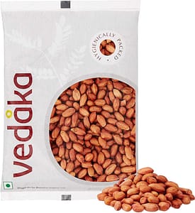Amazon Brand - Vedaka Raw Peanuts, Red, 1kg