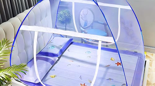 Meadow Mosquito Net for Double Bed (King sizeB)