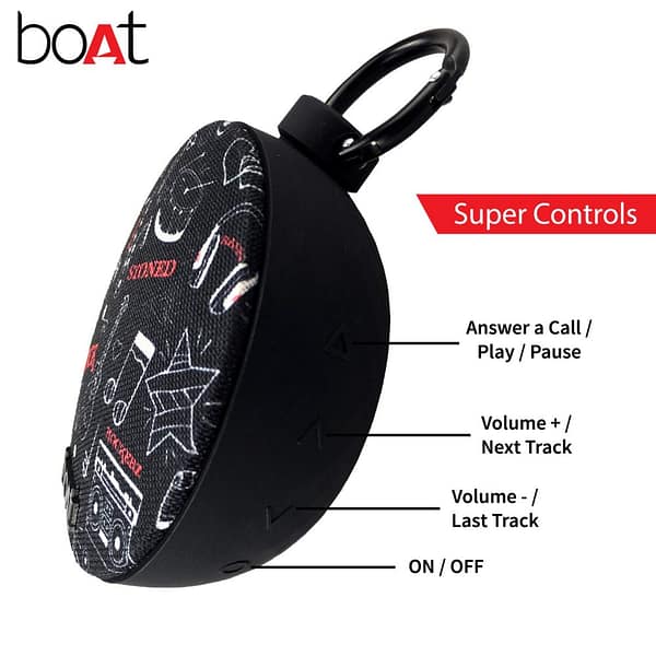 boAt Stone 260 Portable Wireless 4W Speaker with Power Bass, Bluetooth V5.0, - Image 2