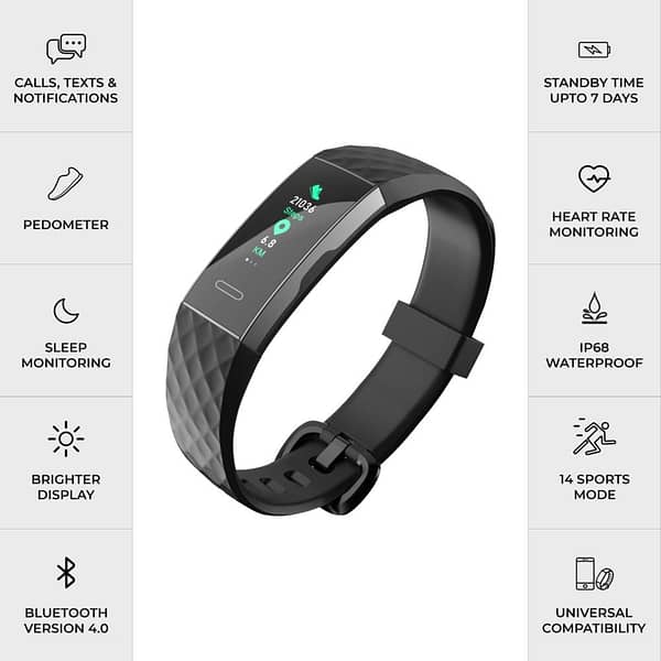 Noise ColorFit 2-Smart Fitness Band with Coloured Display, Activity Tracker Steps Counter, - Image 2