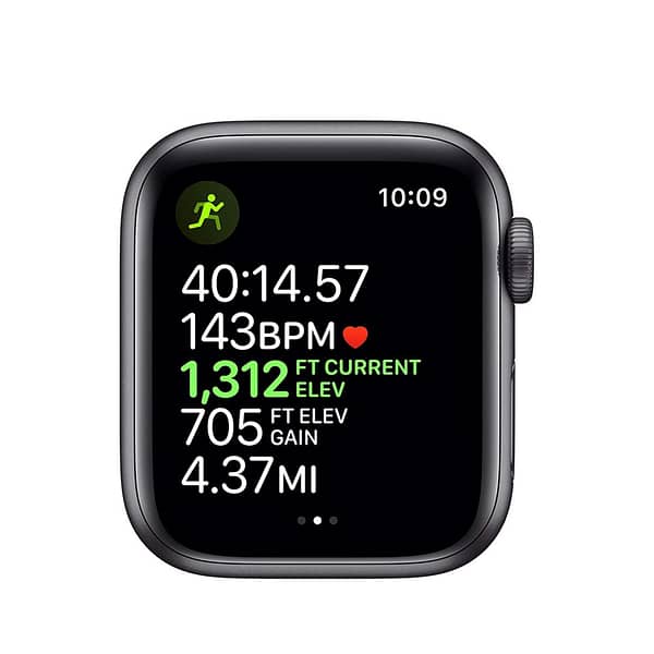 Apple Watch Series 5 (GPS + Cellular, 40mm) - Space Gray Aluminium Case with Black Sport Band - Image 2