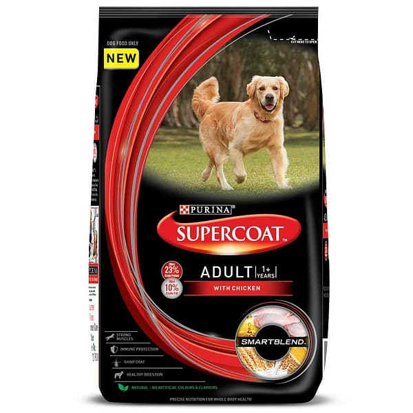 Purina Supercoat Adult Dry Dog Food  - 2kg Pack