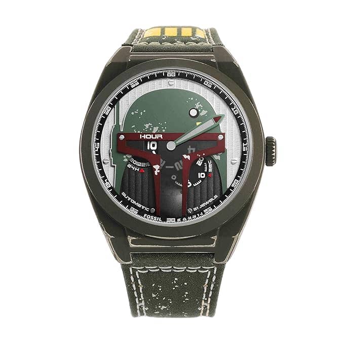Fossil Boba Fett Green Automatic Fabric Watch LE1173SET