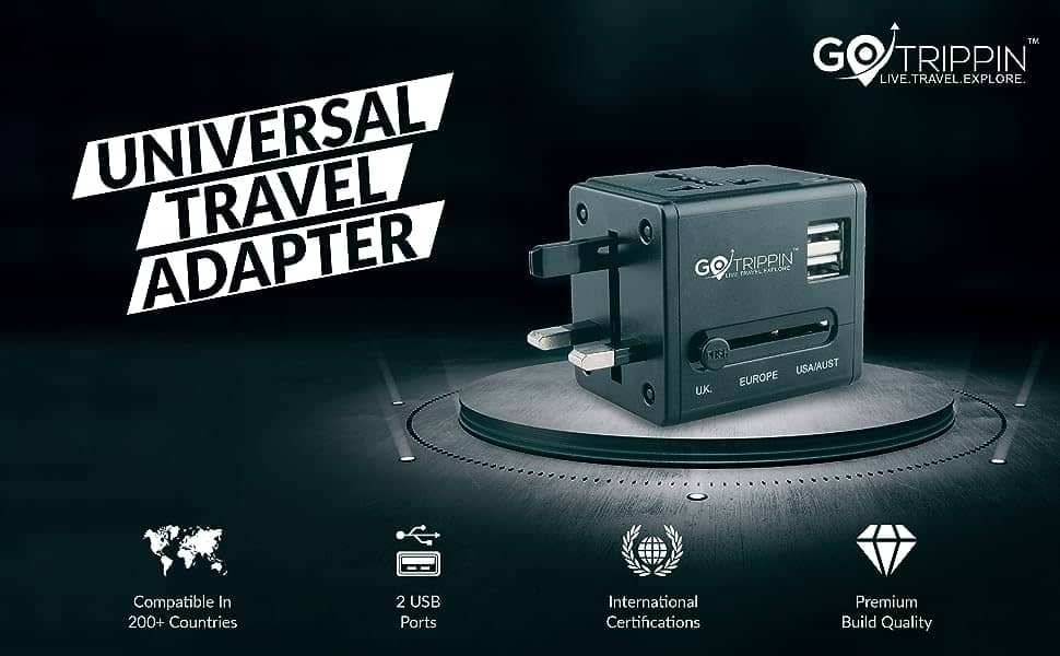 universal travel adapter with usb ports